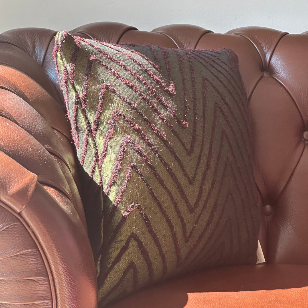 Designkissen „Verde e Rosso“
