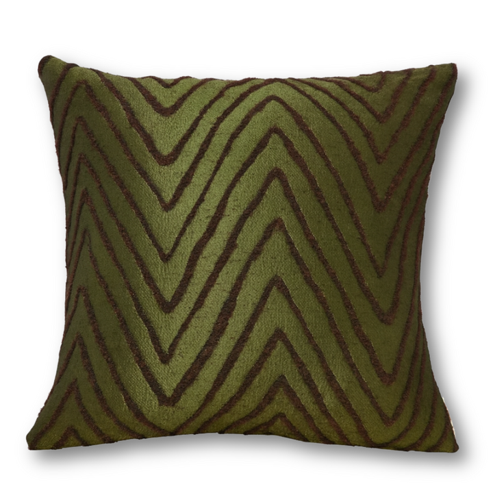 Designkissen „Verde e Rosso“